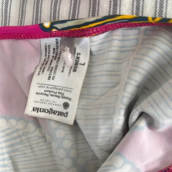 Patagonia Vibrant Pink and Gold women’s Swimwear Set - Picture 4 of 6